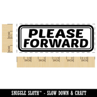 Please Forward Letter Mail Self-Inking Rubber Stamp Ink Stamper for Business Office