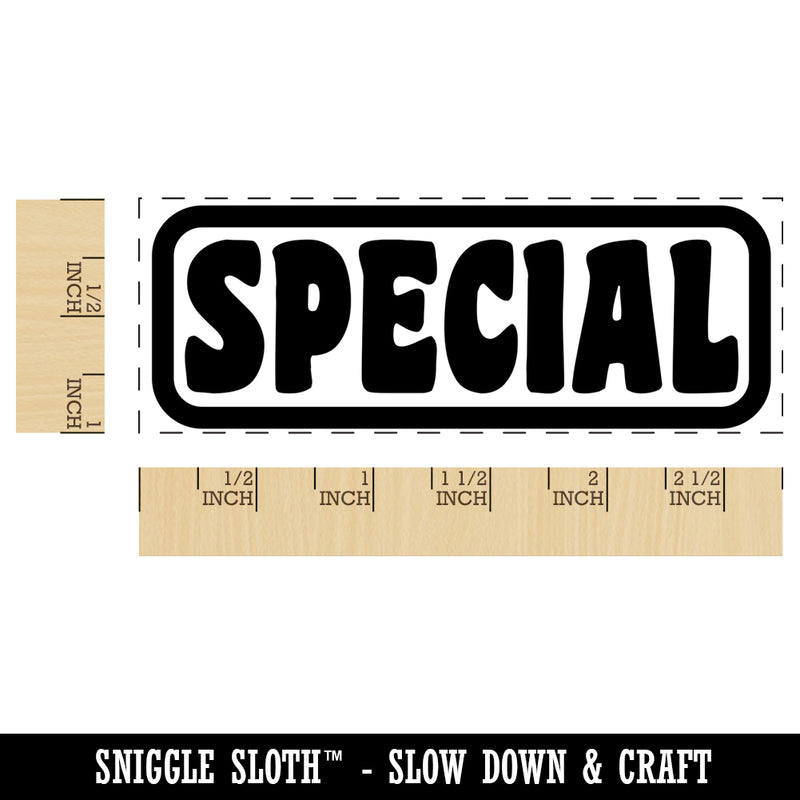 Special Bold Border Self-Inking Rubber Stamp Ink Stamper for Business Office
