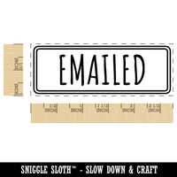 Emailed Office Filing Self-Inking Rubber Stamp Ink Stamper for Business Office
