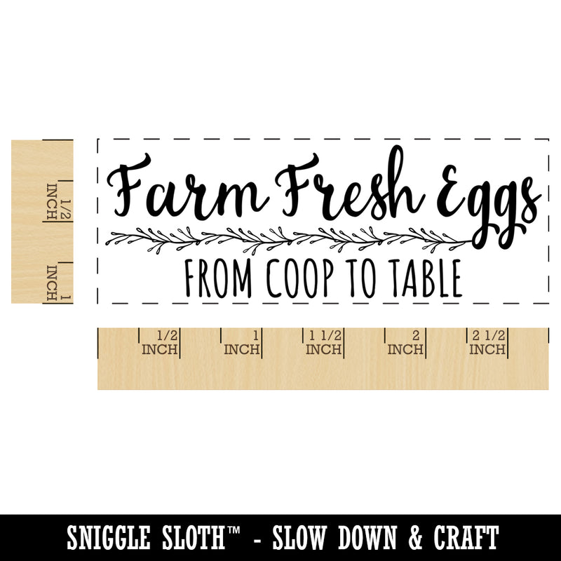 Farm Fresh Eggs From Coop to Table Label Carton Self-Inking Rubber Stamp Ink Stamper for Business Office