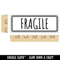 Fragile Shipment Label Box Package Self-Inking Rubber Stamp Ink Stamper for Business Office