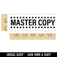 Master Copy Document Self-Inking Rubber Stamp Ink Stamper for Business Office