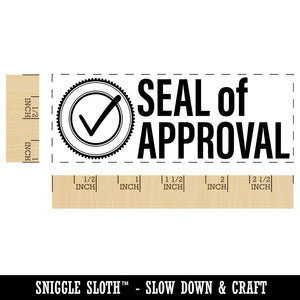 Seal of Approval Check Mark Checkmark Self-Inking Rubber Stamp Ink Stamper for Business Office