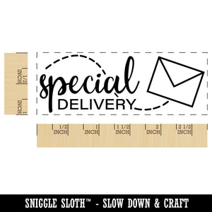 Special Delivery Mail with Envelope Self-Inking Rubber Stamp Ink Stamper for Business Office