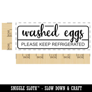 Washed Eggs Please Keep Refrigerated Label Carton Self-Inking Rubber Stamp Ink Stamper for Business Office