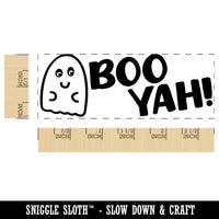 Boo Yah Ghost Teacher Student School Self-Inking Rubber Stamp Ink Stamper