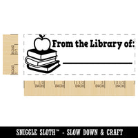 From the Library of Teacher Student School Self-Inking Rubber Stamp Ink Stamper