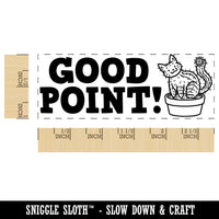 Good Point Cactus Teacher Student School Self-Inking Rubber Stamp Ink Stamper