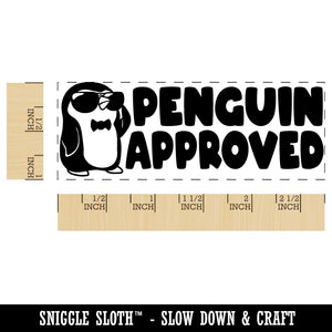 Penguin Approved Teacher Student School Self-Inking Rubber Stamp Ink Stamper