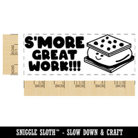 S'more Some More Great Work Teacher Student School Self-Inking Rubber Stamp Ink Stamper