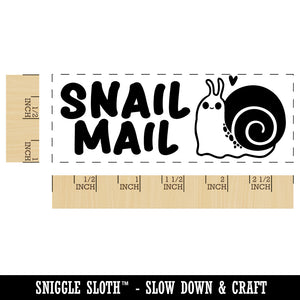 Snail Mail Teacher Student School Self-Inking Rubber Stamp Ink Stamper