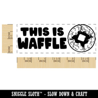 This is Waffle Awful Teacher Student School Self-Inking Rubber Stamp Ink Stamper