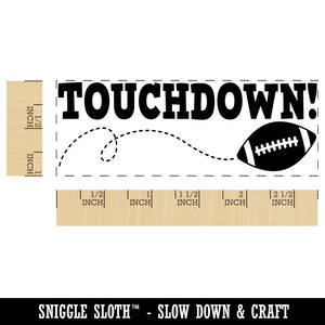 Touchdown Football Teacher Student School Self-Inking Rubber Stamp Ink Stamper