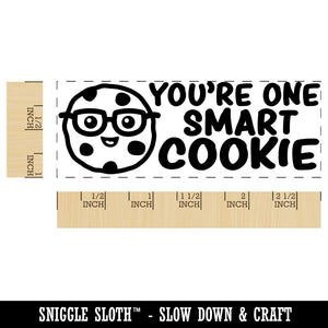 You're One Smart Cookie Teacher Student School Self-Inking Rubber Stamp Ink Stamper