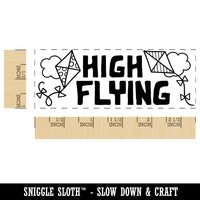 High Flying Kites Clouds Teacher Student School Self-Inking Rubber Stamp Ink Stamper