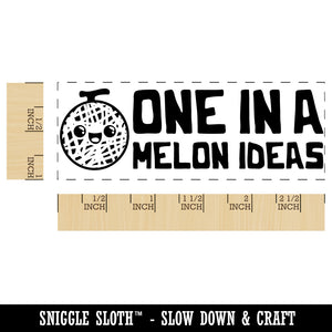 One in a Melon Million Ideas Teacher Student School Self-Inking Rubber Stamp Ink Stamper