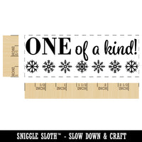 One of a Kind Snowflakes Teacher Student School Self-Inking Rubber Stamp Ink Stamper