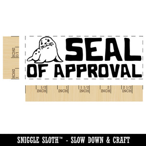Seal of Approval Teacher Student School Self-Inking Rubber Stamp Ink Stamper