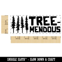 Tree-mendous Tremendous Trees Teacher Student School Self-Inking Rubber Stamp Ink Stamper