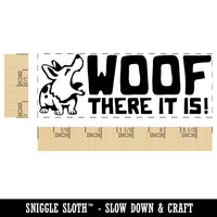 Woof There it is Barking Corgi Teacher Student School Self-Inking Rubber Stamp Ink Stamper