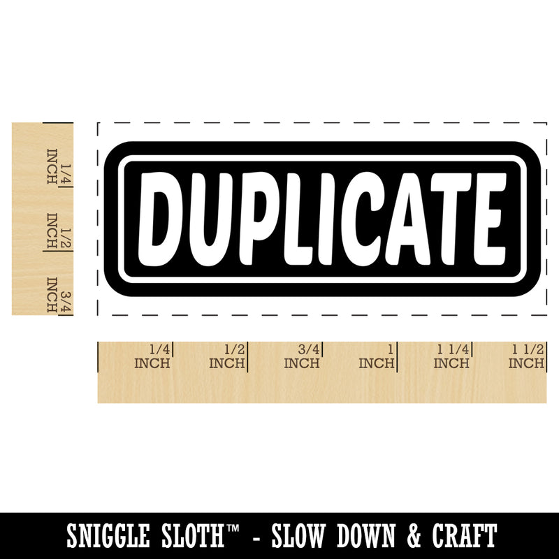 Duplicate Reversed Self-Inking Rubber Stamp Ink Stamper for Business Office