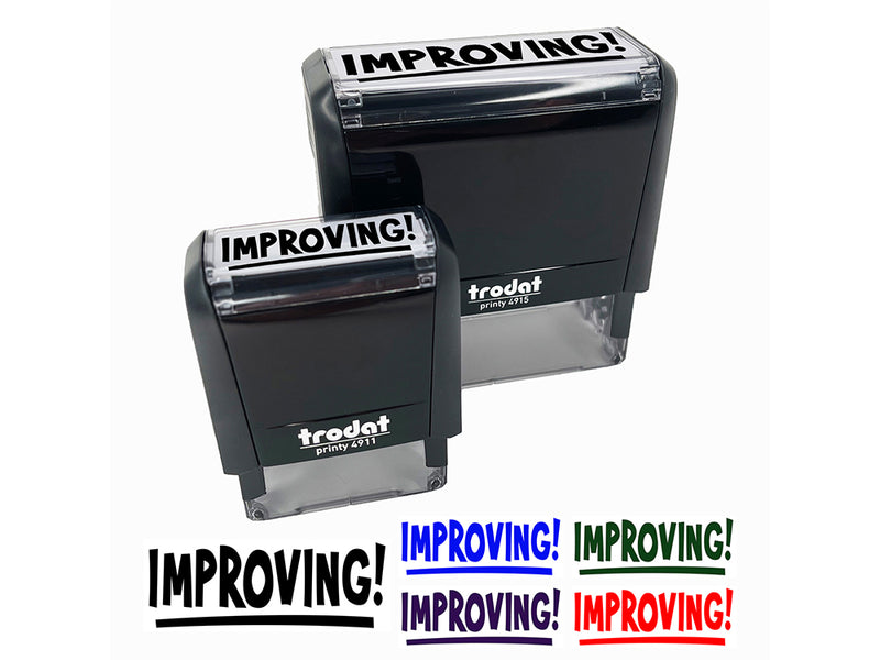 Improving School Teacher Self-Inking Rubber Stamp Ink Stamper for Business Office