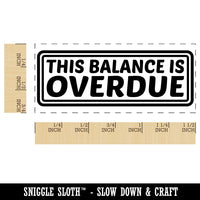 This Balance is Overdue Billing Payment Self-Inking Rubber Stamp Ink Stamper for Business Office