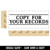 Copy For Your Records Document Self-Inking Rubber Stamp Ink Stamper for Business Office