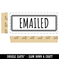 Emailed Office Filing Self-Inking Rubber Stamp Ink Stamper for Business Office