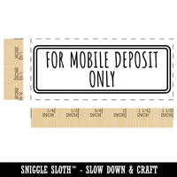 For Mobile Deposit Only Check Self-Inking Rubber Stamp Ink Stamper for Business Office