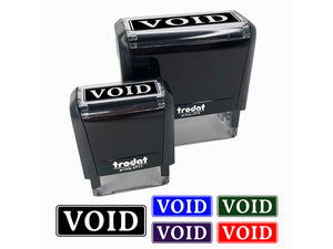 Void for Bookkeeping Self-Inking Rubber Stamp Ink Stamper for Business Office