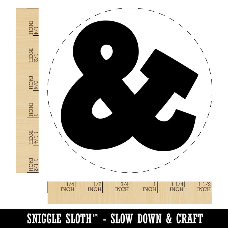 Ampersand Symbol And Self-Inking Rubber Stamp for Stamping Crafting Planners