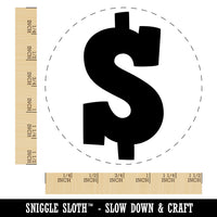 Dollar Sign Money Symbol Self-Inking Rubber Stamp for Stamping Crafting Planners