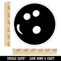 Bowling Ball Self-Inking Rubber Stamp for Stamping Crafting Planners