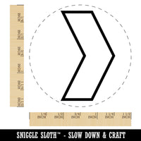 Chevron Arrow Outline Self-Inking Rubber Stamp for Stamping Crafting Planners