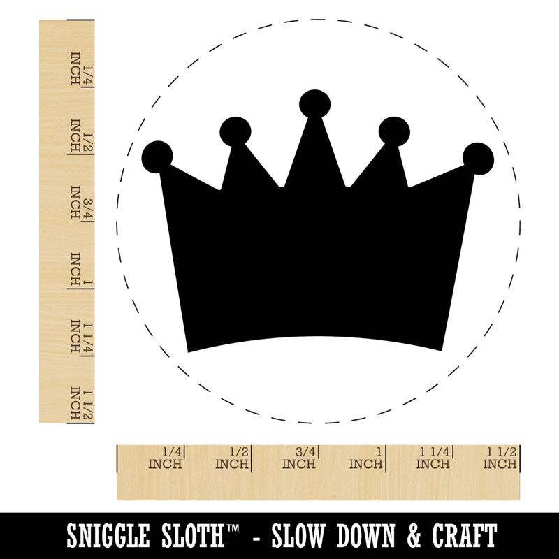 Crown King Queen Princess Self-Inking Rubber Stamp for Stamping Crafting Planners