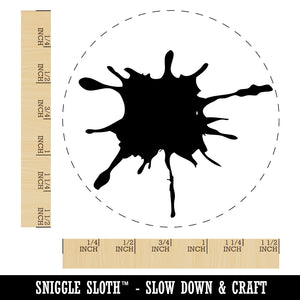 Ink Splatter Self-Inking Rubber Stamp for Stamping Crafting Planners