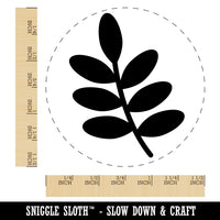 Leaf Branch Solid Self-Inking Rubber Stamp for Stamping Crafting Planners