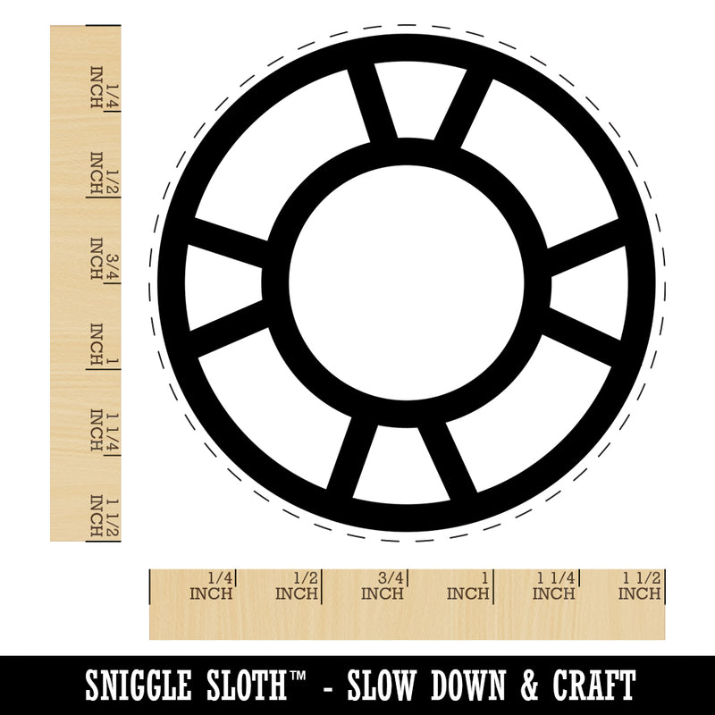 Life Preserver Summer Self-Inking Rubber Stamp for Stamping Crafting Planners