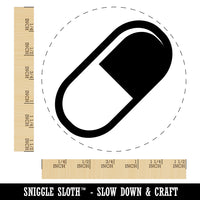 Pill Medicine Self-Inking Rubber Stamp for Stamping Crafting Planners