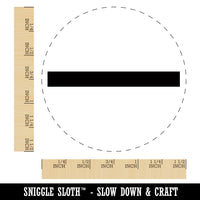 Straight Line Self-Inking Rubber Stamp for Stamping Crafting Planners