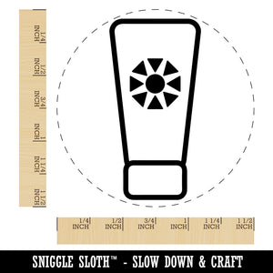 Sunscreen Summer Self-Inking Rubber Stamp for Stamping Crafting Planners