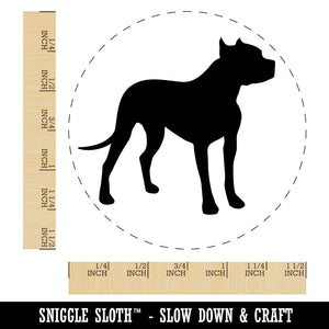 American Pit Bull Terrier Dog Solid Self-Inking Rubber Stamp for Stamping Crafting Planners