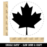 Canada Maple Leaf Self-Inking Rubber Stamp for Stamping Crafting Planners