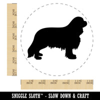 Cavalier King Charles Spaniel Dog Solid Self-Inking Rubber Stamp for Stamping Crafting Planners