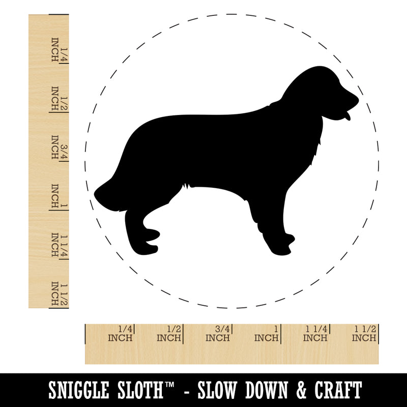 Golden Retriever Dog Solid Self-Inking Rubber Stamp for Stamping Crafting Planners