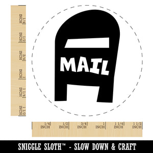 Mail Box Doodle Self-Inking Rubber Stamp for Stamping Crafting Planners