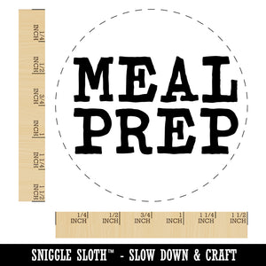 Meal Prep Fun Text Self-Inking Rubber Stamp for Stamping Crafting Planners