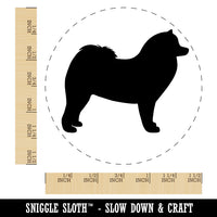 Samoyed Dog Solid Self-Inking Rubber Stamp for Stamping Crafting Planners