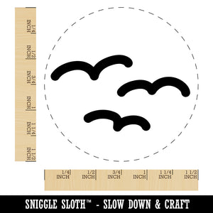 Simple Seagulls Birds Self-Inking Rubber Stamp for Stamping Crafting Planners